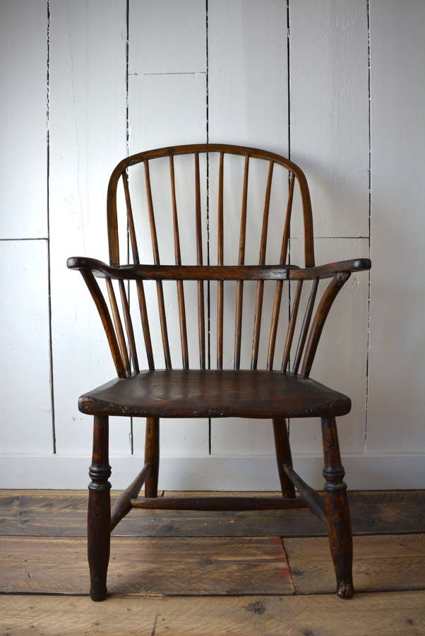 19TH CENTURY NAIVE WINDSOR CHAIR