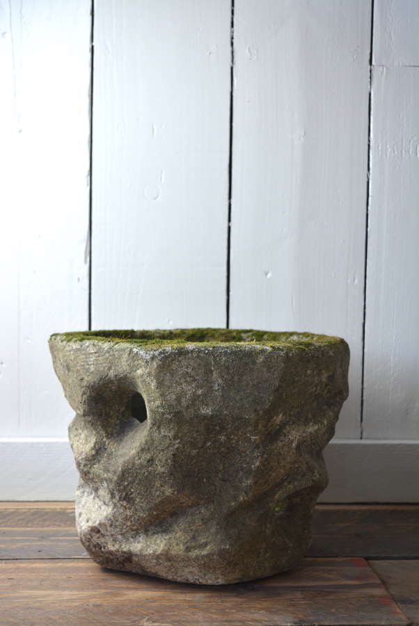 OLD STONE ORCHID POT