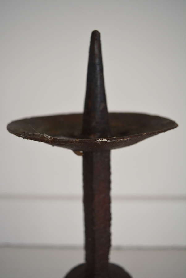 EARLY 17TH CENTURY PRICKET CANDLESTICK
