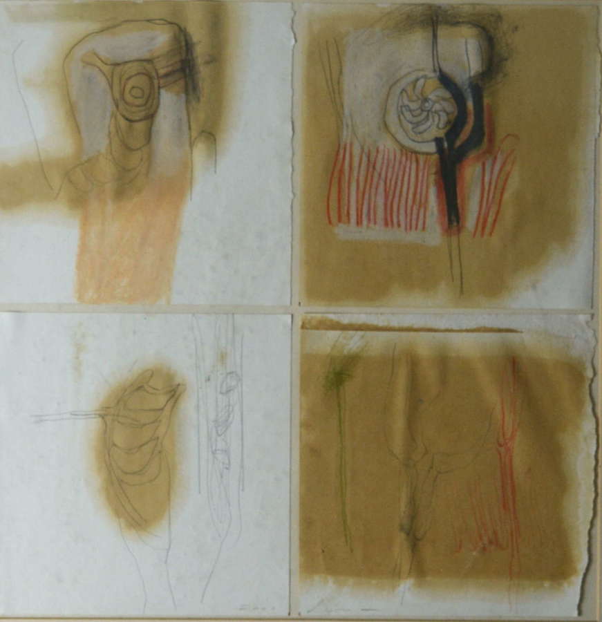 COMPOSITION OF ABSTRACT STUDIES BY KAREN LORENZ