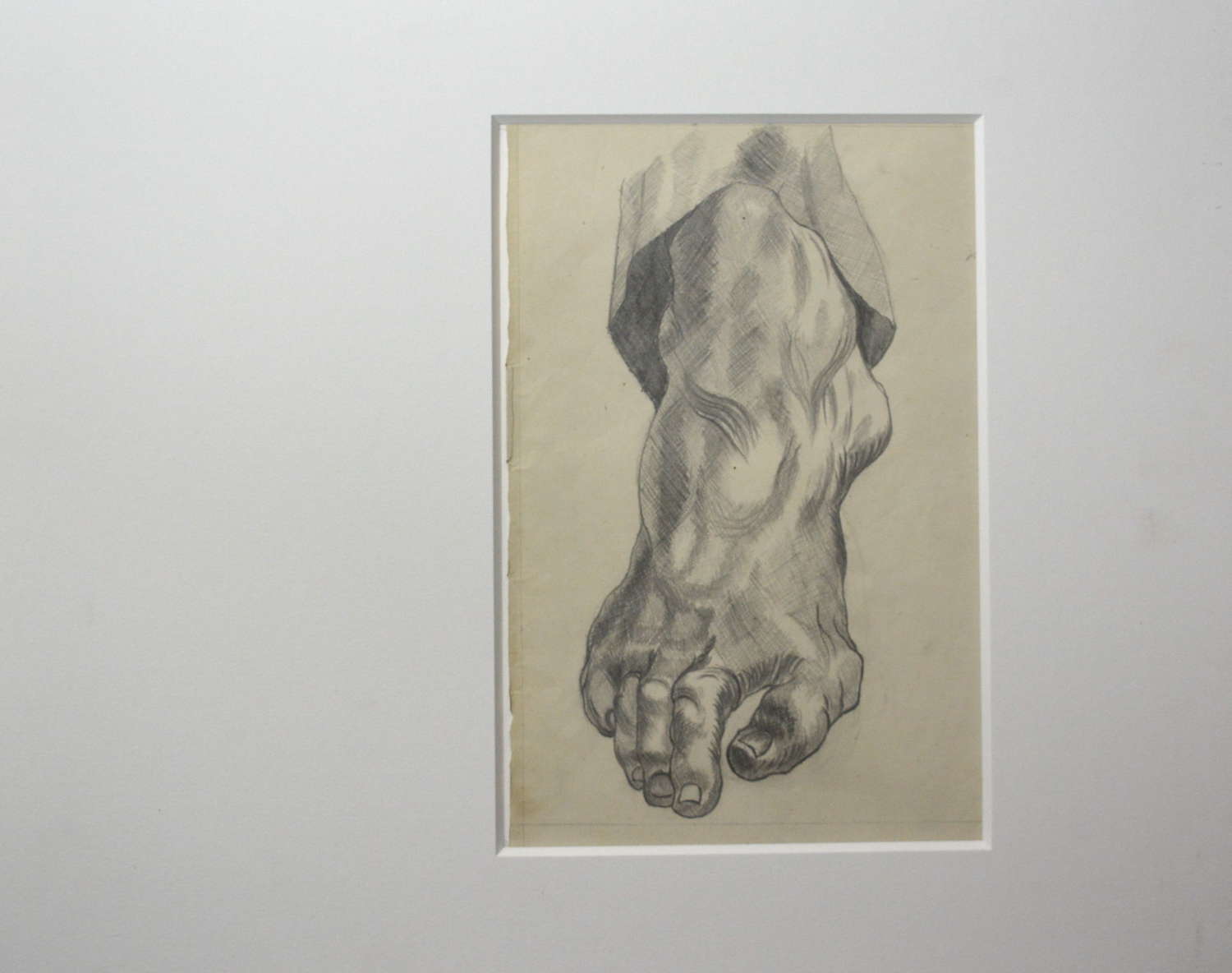LATE 19TH CENTURY STUDY OF A FOOT