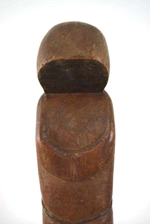 MID 20TH CENTURY ENGLISH SCHOOL CARVED MONK