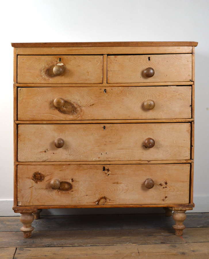 LATE 19TH CENTURY CHEST OF DRAWERS