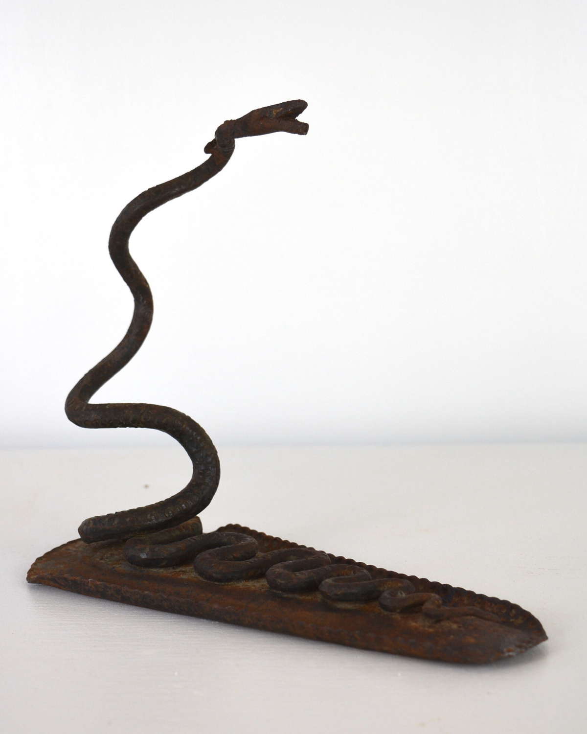 EARLY 20TH CENTURY WROUGHT IRON SNAKE