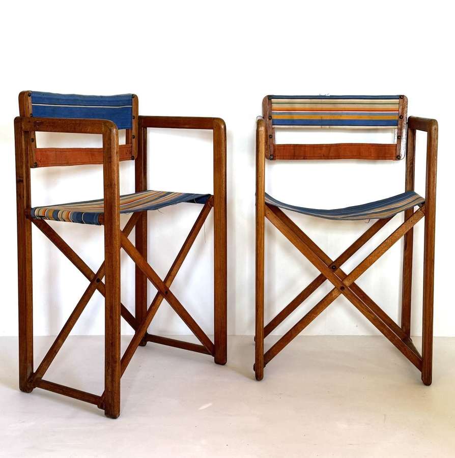 ITALIAN YACHT CHAIRS CIRCA 1920
