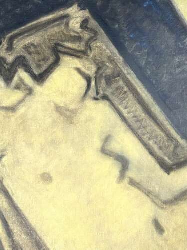 ROBERT SAINTGERY ABSTRACT NUDE STUDY