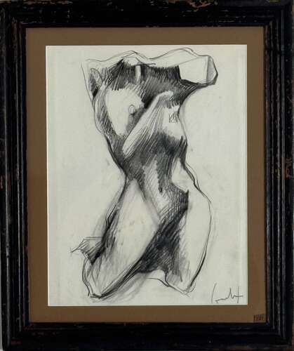 FRANCOIS BOUCHE ABSTRACT FIGURE STUDY